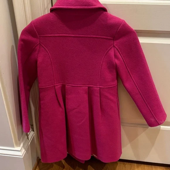 Kids Kate Spade Pink Double-Breasted Coat